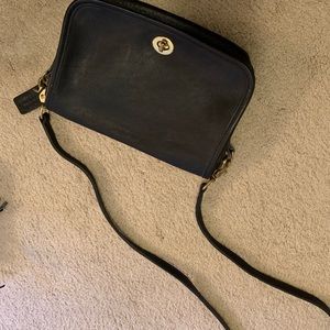 Coach black purse. Crossbody.